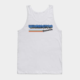 Wilmington Beach, Delaware / / Retro Styled Design Tank Top